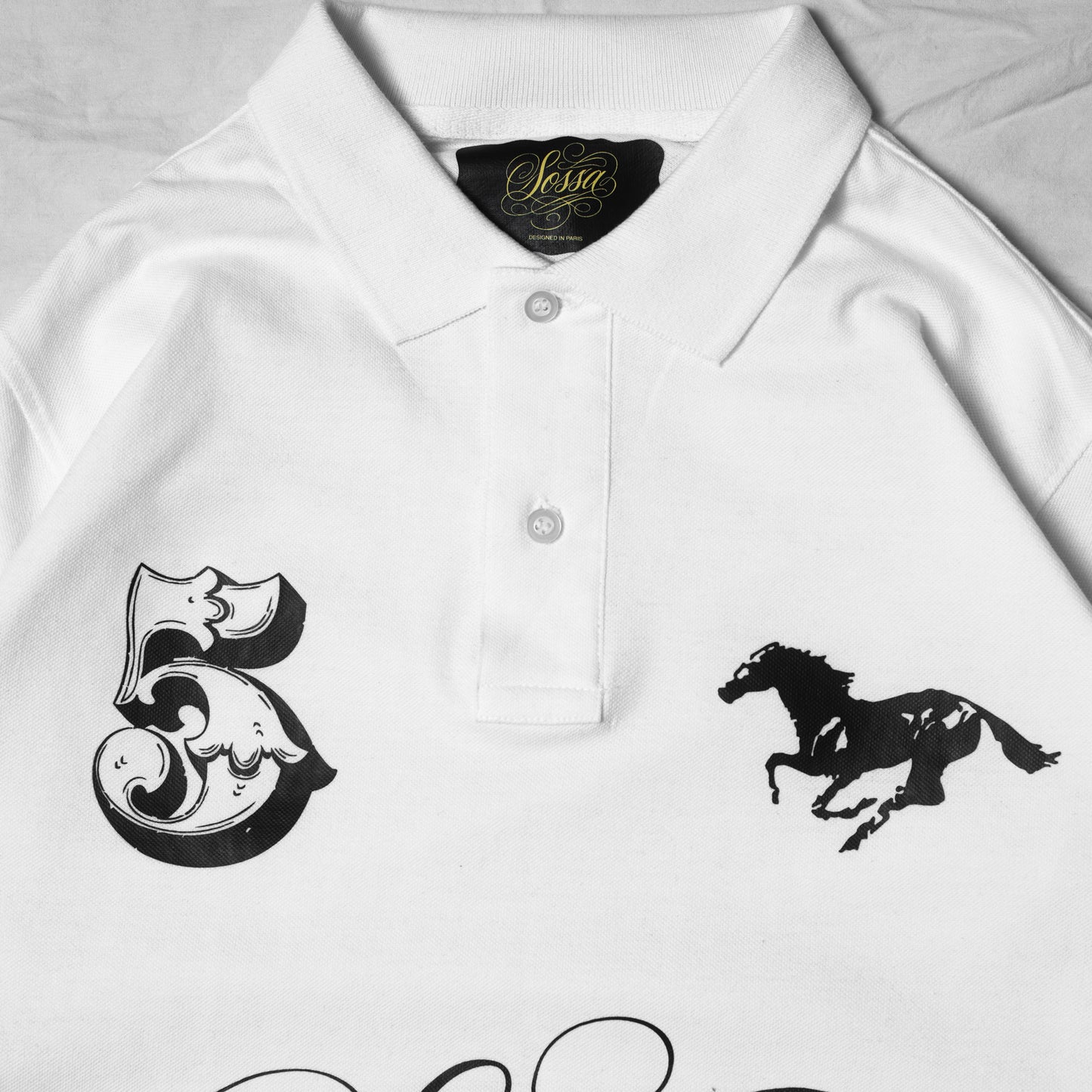 Polo keef long sleeve white