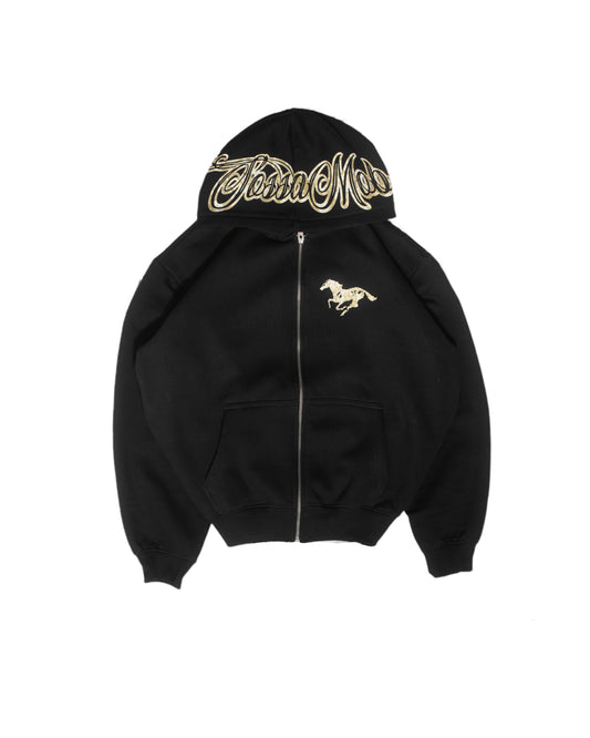 Boxy zip hoodie