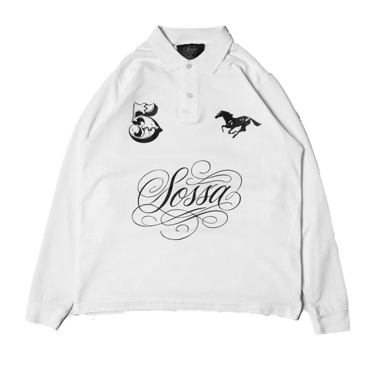 Polo keef long sleeve white